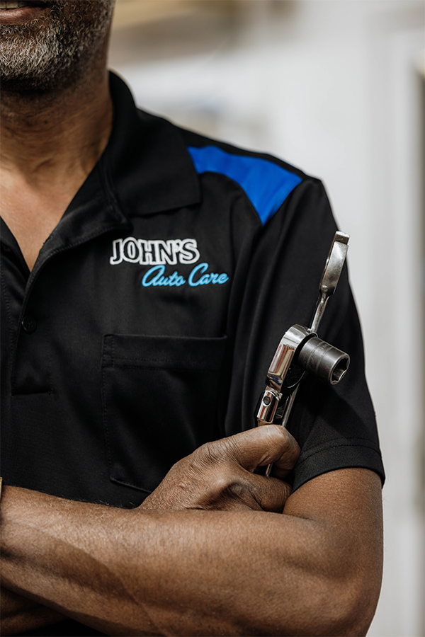 Person Holding a wrench